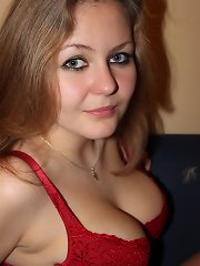 Extreme sweet shy amateur teen with marvelous big mammaries